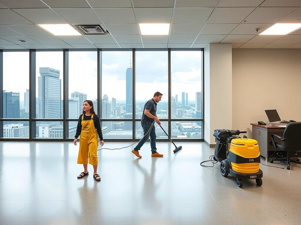 gleamForges team in BGC Taguig commercial cleaning