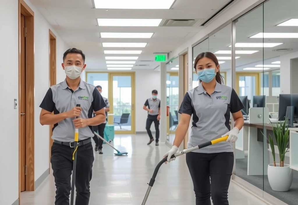 gleamForges professional cleaning team in action