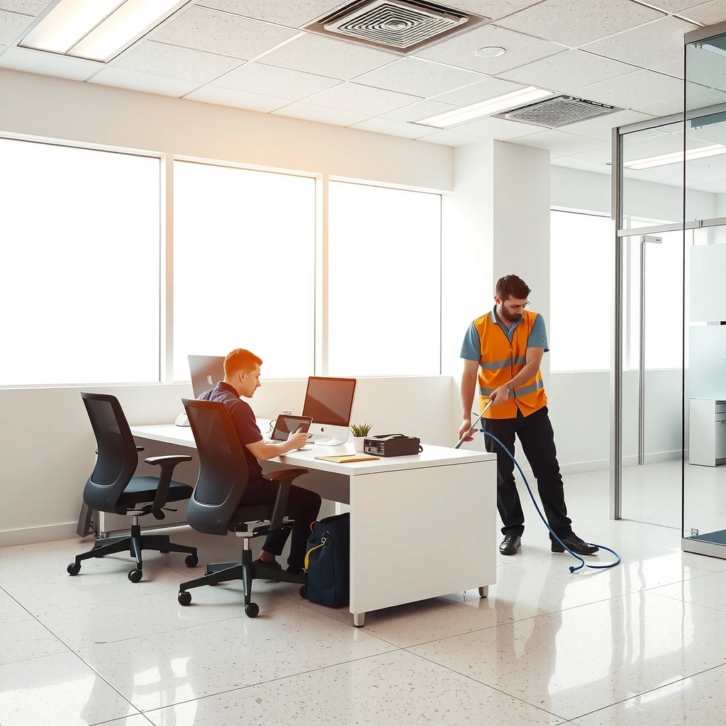 Professional cleaning service interior